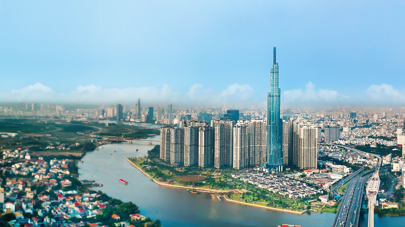 The Landmark 81 Building in Ho Chi Minh City.